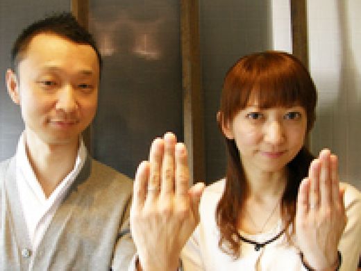 Infinityのマリッジリングに一目ぼれ