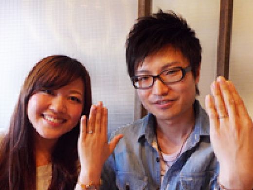 エンゲージとマリッジの重ね着け！