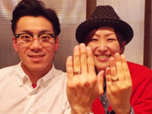 杢目金の古美加工をかけたこだわりのリング。