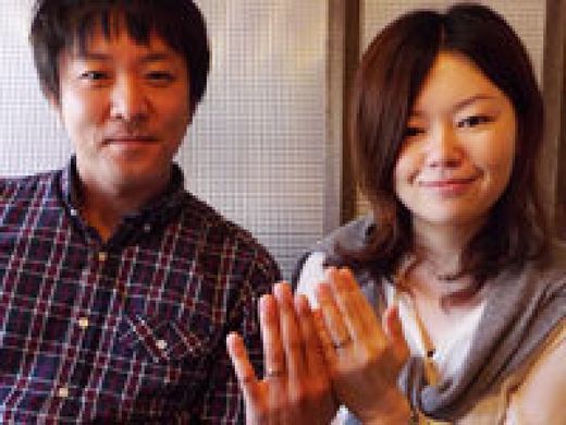 TASAKIのエンゲージリングとEuroWeddingBandのマリッジリング！