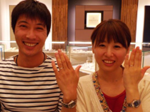 BROOCHエンゲージリングとセントピュールのマリッジリング