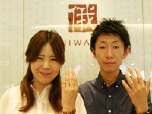 俄のマリッジリング「雪佳景」に一目ぼれ