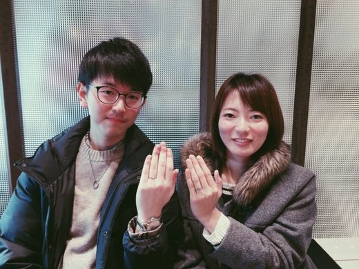 ダイヤモンドが美しいBRIDDEゆきどけのセットリング