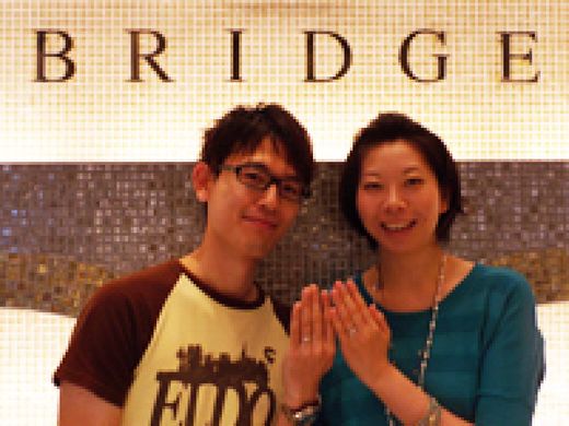 BRIDGEのマリッジリング