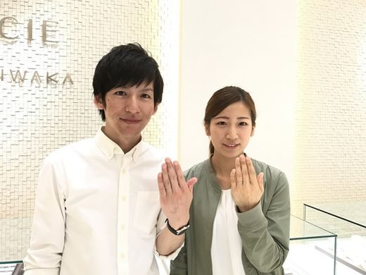 結婚指輪が届きました！！