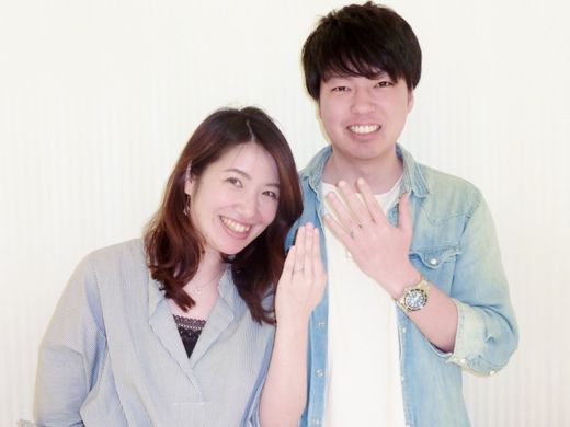 二人で選んだ一生物のマリッジリング