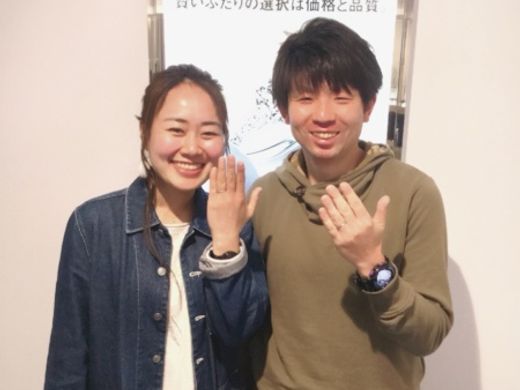 着け心地にこだわったマリッジリング♪