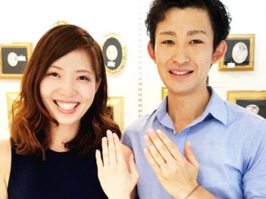 さり気なくお手元を飾るウェーブリング