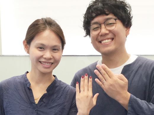 国際結婚!笑顔が素敵なお二人⭐︎