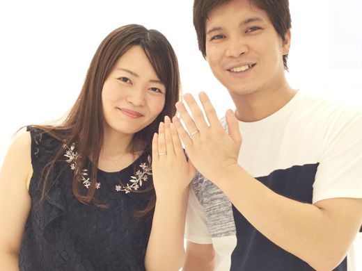 アンティーク感溢れるマリッジリング