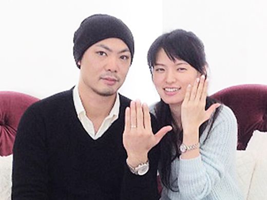 ダイヤモンドのセッティングが美しいご結婚指輪