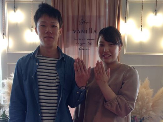 可愛いデザインの指輪がたくさんありました