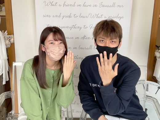 この結婚指輪に一目惚れしました！