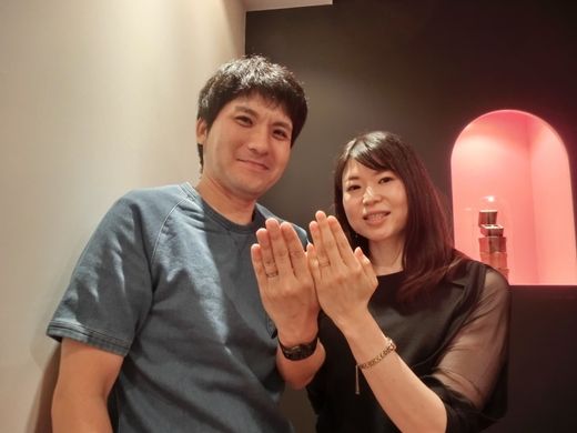 親身に相談に乗ってもらえて最高のリングに出逢えました