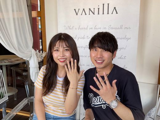 ふたりが求めていたデザインがありました