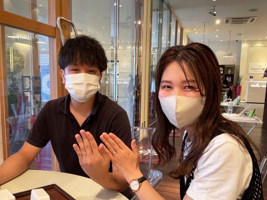 素敵な結婚指輪、たくさん着けようと思います！