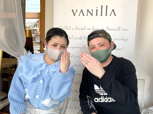細かい要望にも丁寧に対応して頂けて、大満足の指輪選びになりました！