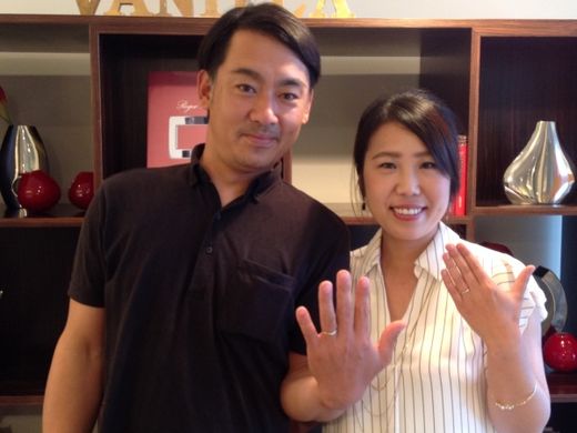 プラチナとピンクゴールドの２色づかいがお気に入りです