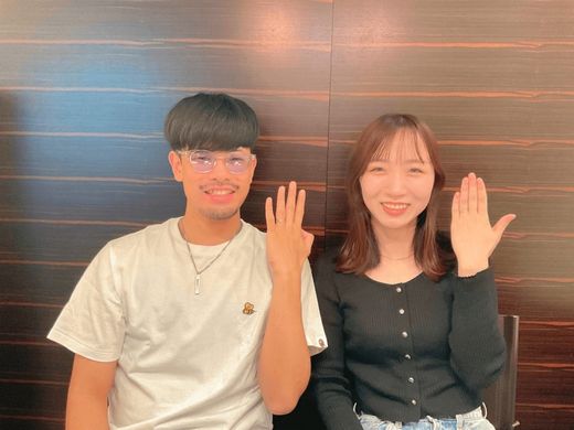 意気投合した結婚指輪