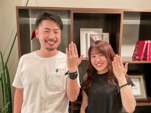 この指輪と共に2人で年を取っていきます