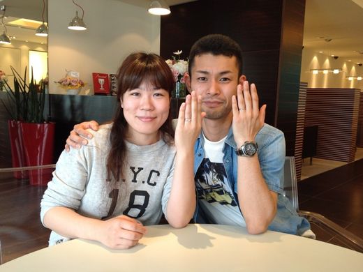 ふたりだけの杢目模様で世界でたった一つの特別な宝物に