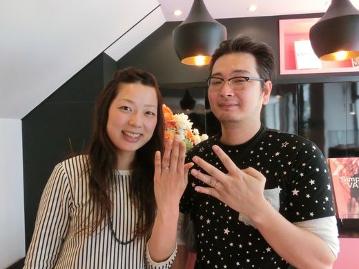 まさに空から宝が降ってきました。素敵な指輪を探し出すことができました!!