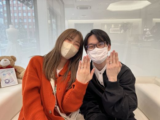 笑顔が可愛いおふたり♡