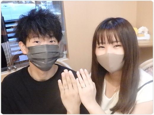 婚約指輪、自分ではサイズぴったりだと思っていたので、『ゆるい』と言われて、びっくりしました！