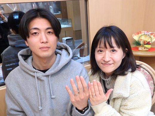 楽しかった指輪選び！