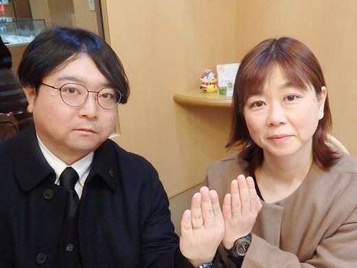 当初の予算の半分で、理想の指輪をオーダー！「こんなキラキラいしている指輪はないよ！」「知ってるよ(笑)」