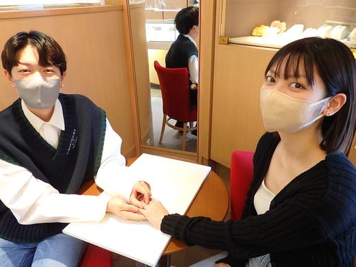 ダイヤモンドでサプライズプロポーズ！