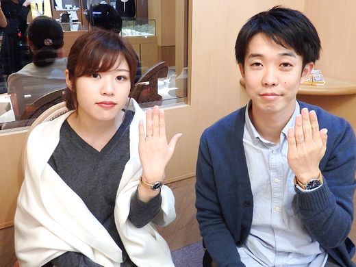 評判のお店。出来上がった指輪は、最高かわいい！