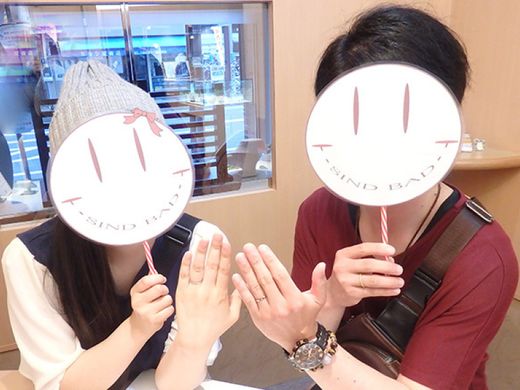 イエローダイヤ アレンジの結婚指輪