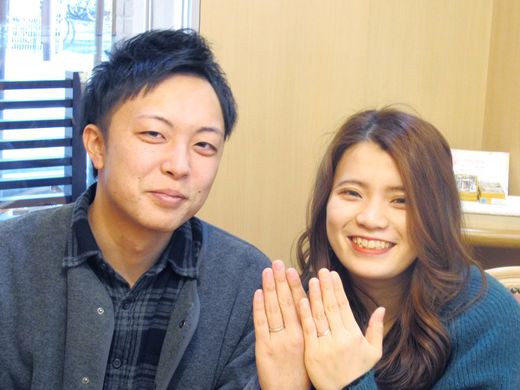 入籍当日に結婚指輪を