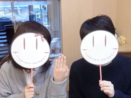 彼女にも選んでもらった、プロポーズの婚約指輪！