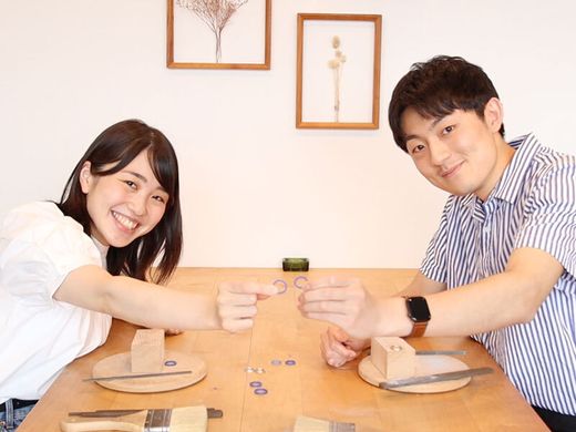 おうちで過ごすようにリラックスして作る結婚指輪