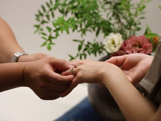 とても素敵な指輪を送って頂きました。