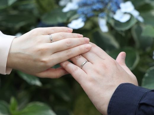 和風の結婚指輪