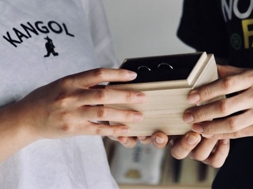 シンプルでかわいい指輪に