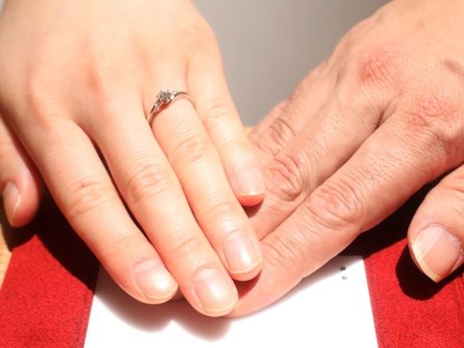 彼が私に似合うと選んでくれた指輪