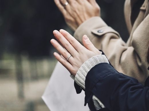 指輪ができるのを待ちわびていました！