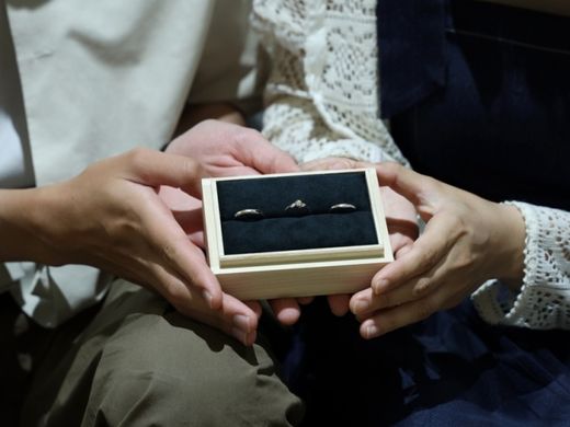 ふたりに一番似合う指輪