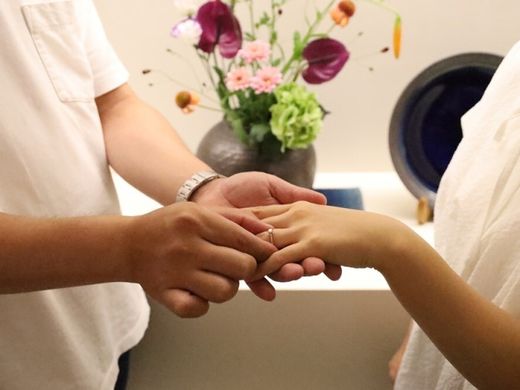 2人がイメージする指輪を