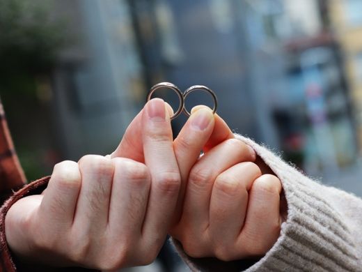 二人にぴったりの指輪