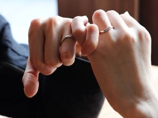 理想の指輪に出会えました。