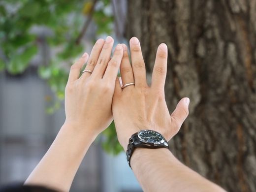 普段から着けやすい結婚指輪を探していた