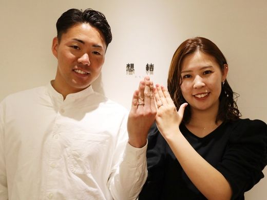 日本のブランドの指輪