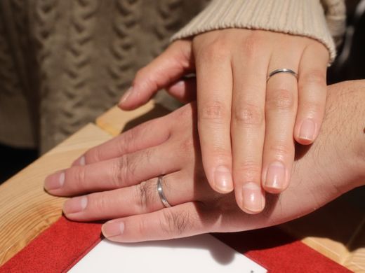 お気に入りの指輪に出会うことができた