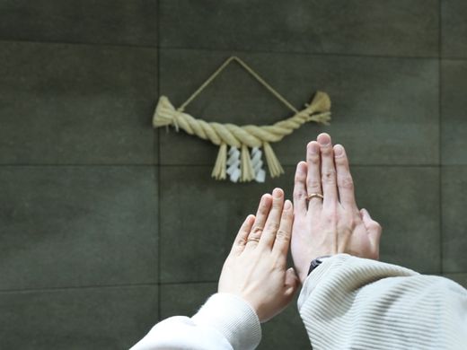 2人の指輪にぴったりだと思った。