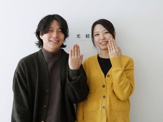 指輪選びも楽しい思い出
